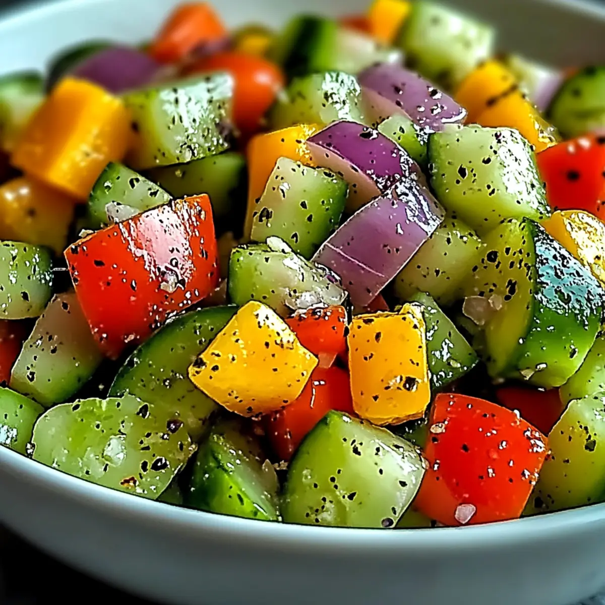 Cucumber Sweet Pepper Salad