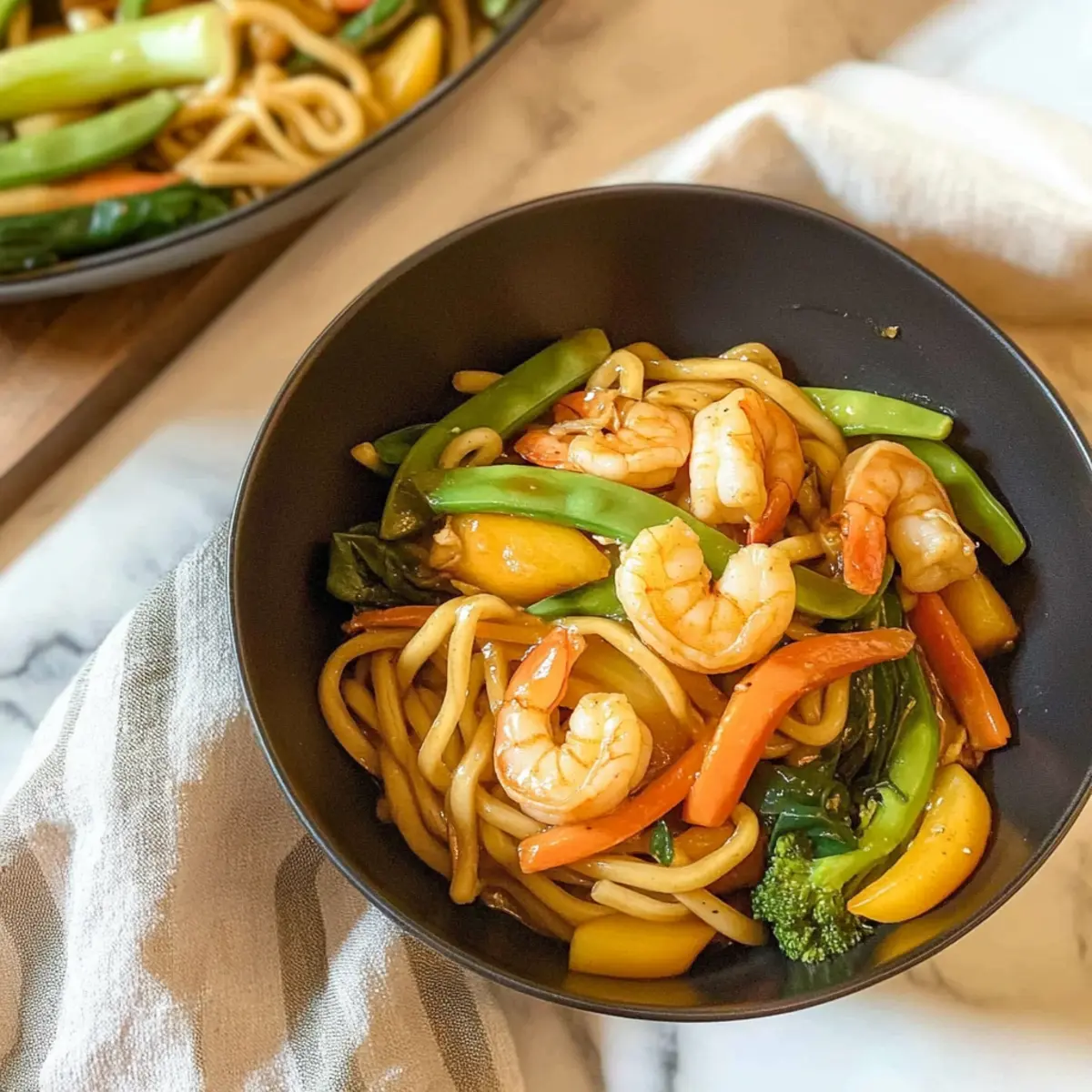 Shrimp Yaki Udon