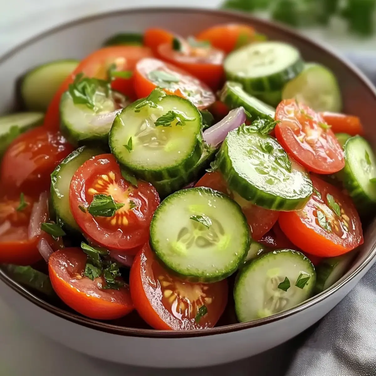 Cucumber Tomato Salad