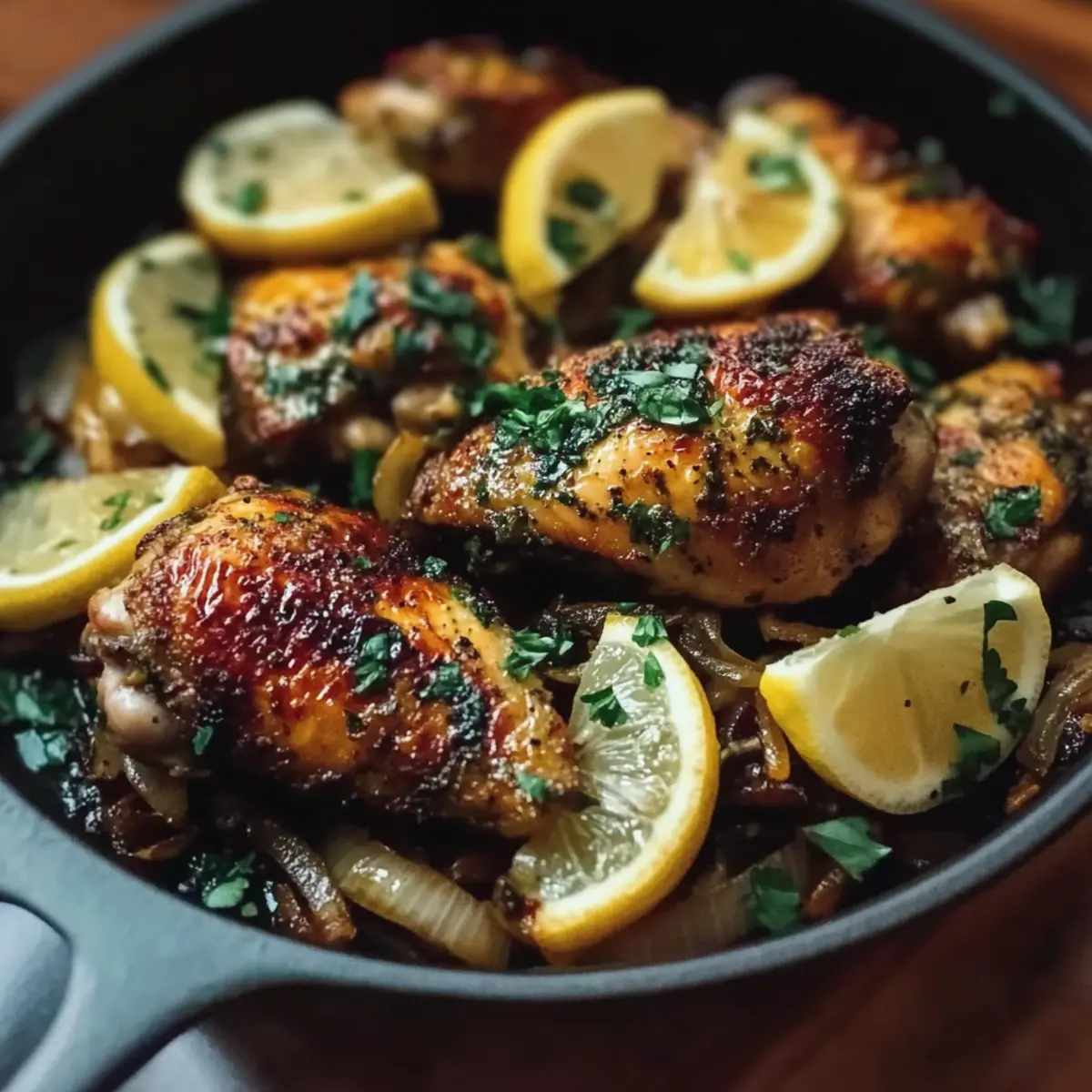 Savor Juicy Lebanese Chicken Marinated with Garlic & Spice