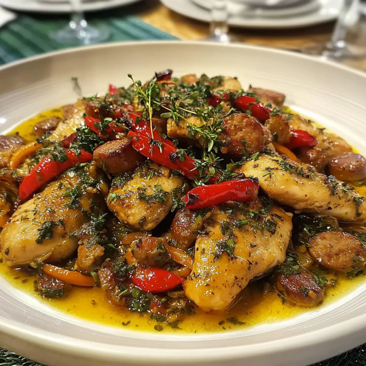 Zesty Chicken Scarpariello: Your One-Pan Comfort Food Delight