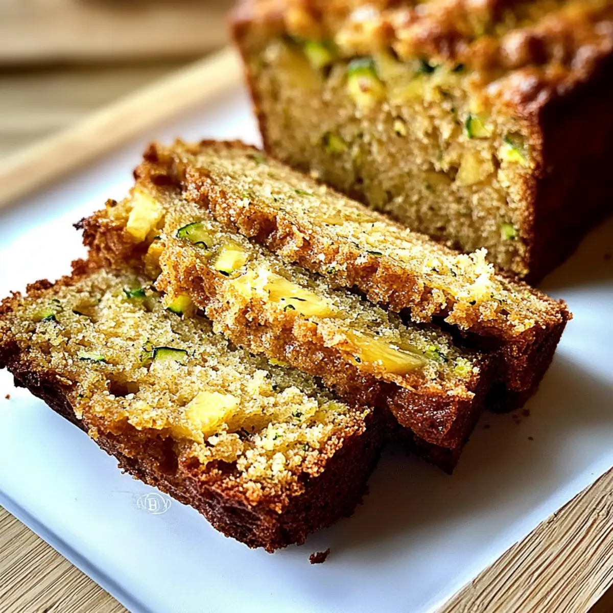 Pineapple Zucchini Bread that Brings Tropical Bliss Home