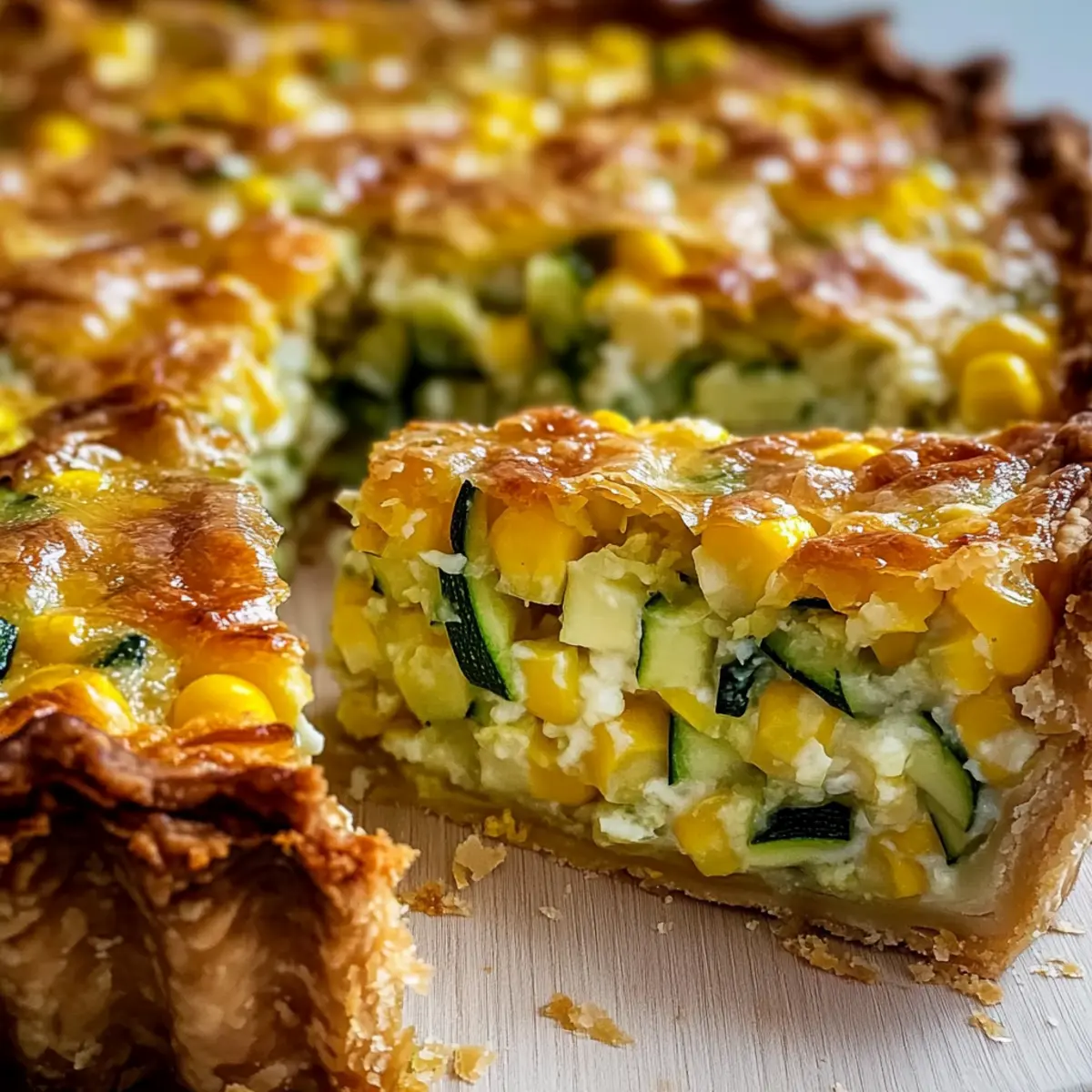 Sweet Corn and Zucchini Pie: Easy Summer Comfort Dish