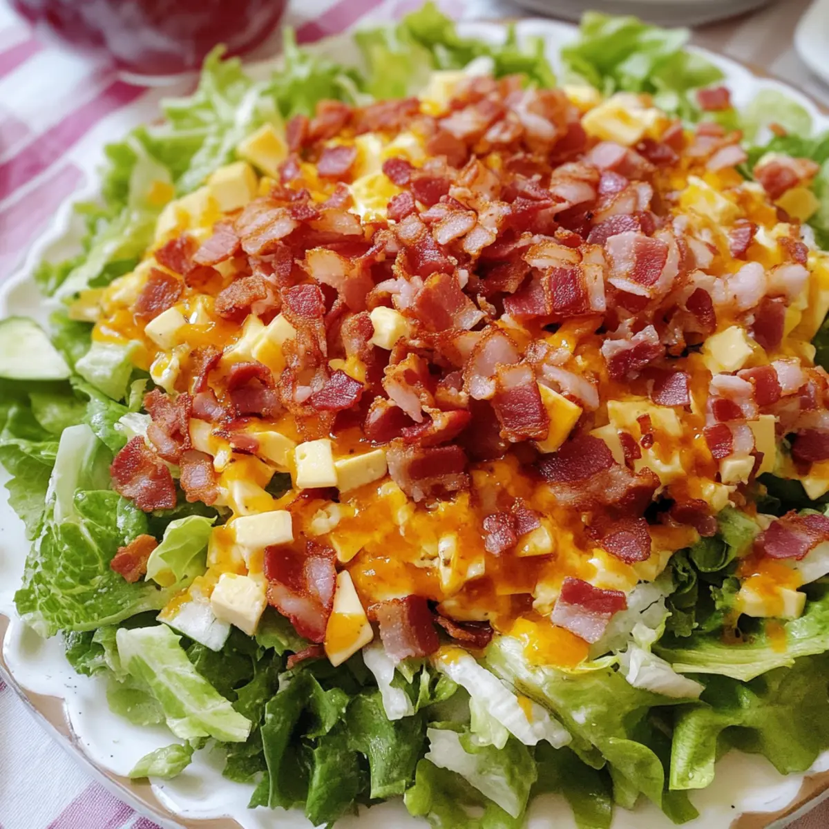 Carolina Dressing with Warm Bacon Dressing for a Cozy Meal
