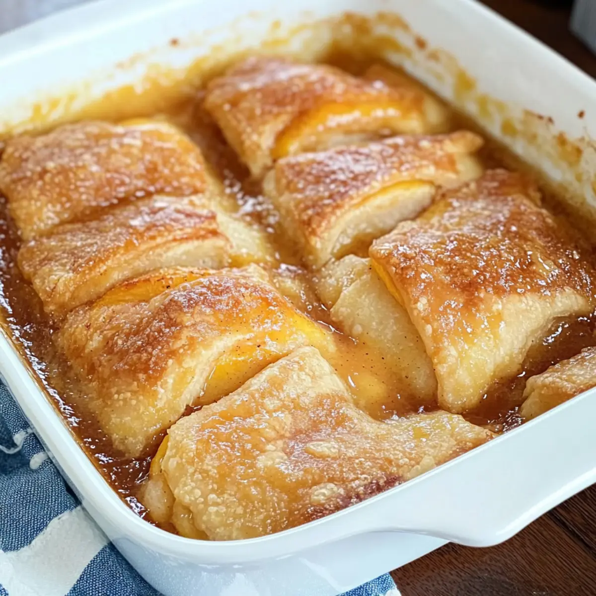 Peach Dumplings