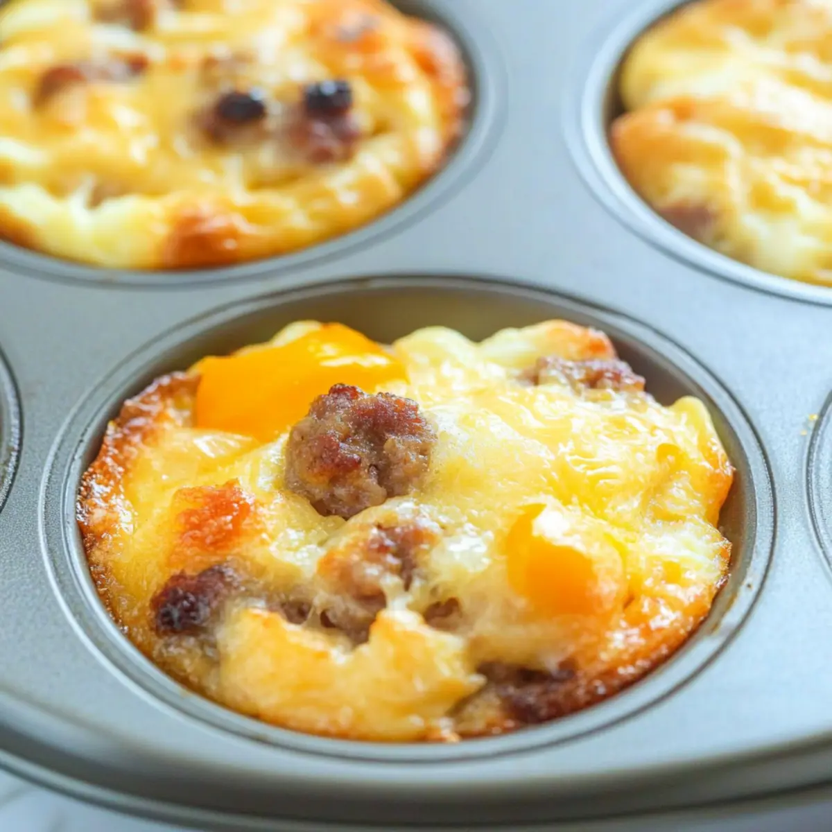 Sausage Egg and Cheese Muffins Perfect for Busy Mornings