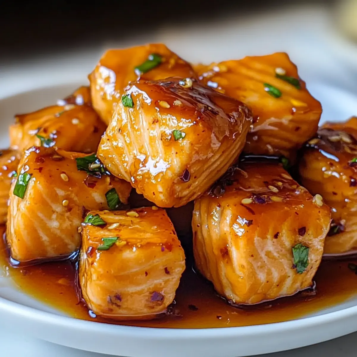 Honey Garlic Salmon Bites: A Quick, Flavorful Delight