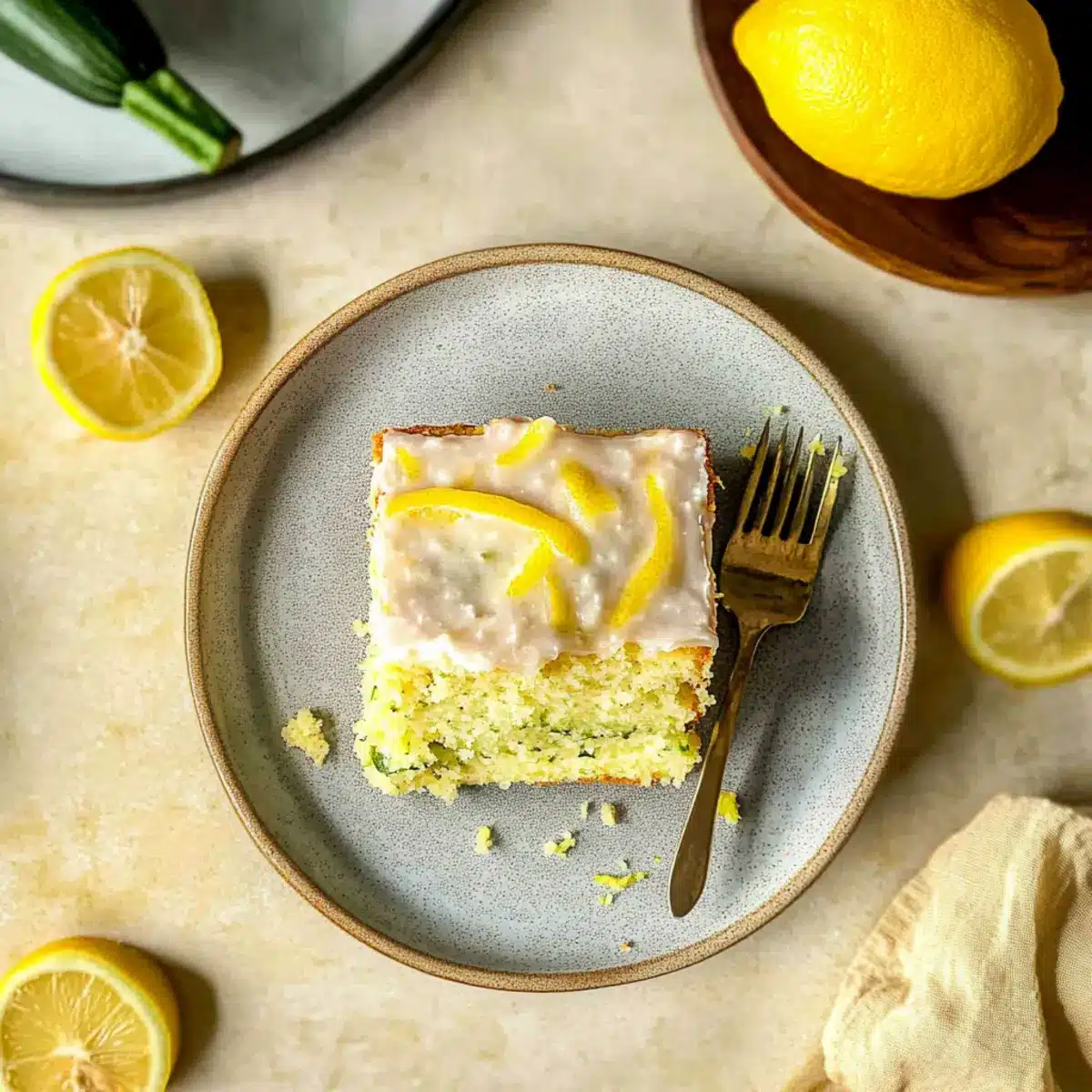 Lemon Zucchini Cake: A Moist Spring Delight to Savor